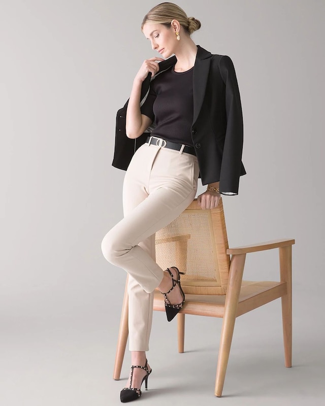 Petite WHBM? Elle Slim Ankle Comfort Stretch Pant