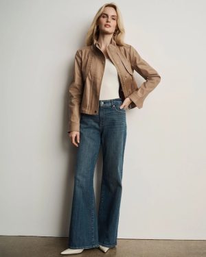 Petite Coated Utility Jacket