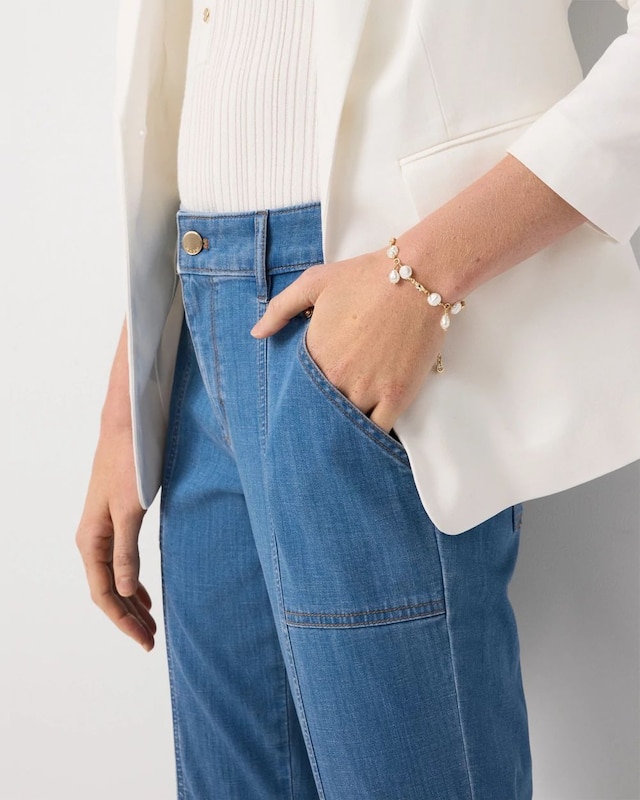 Glass Pearl Bracelet