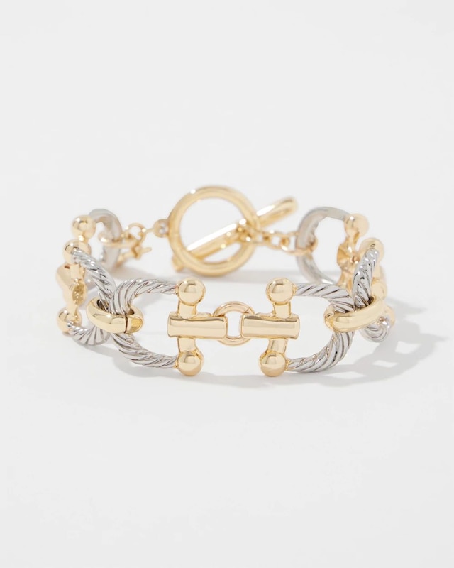 Horsebit Toggle Bracelet