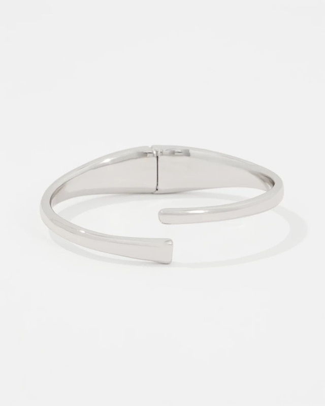Silver Sculptural Cuff