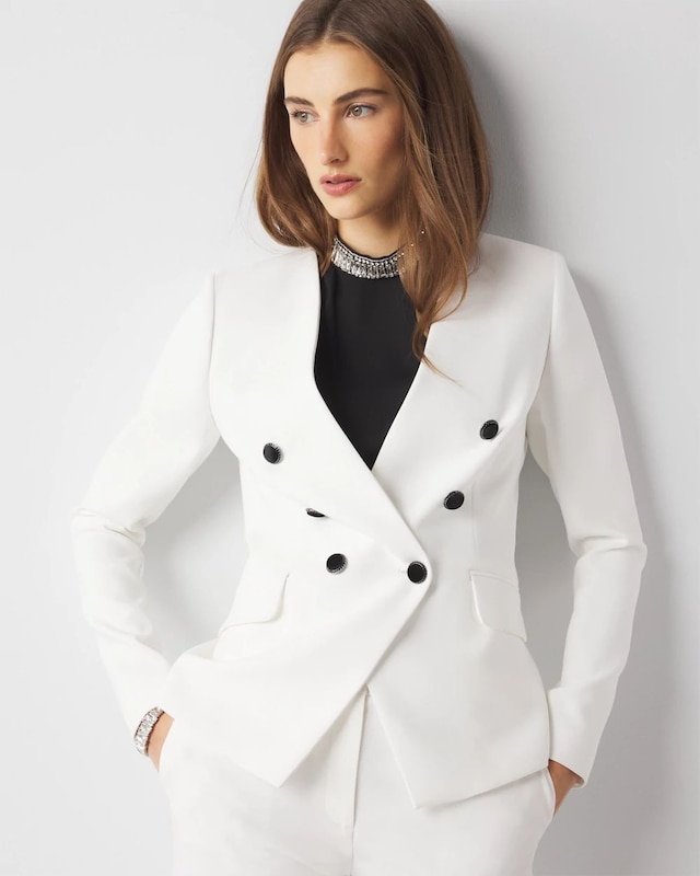 WHBM? Tuxedo Studio Blazer