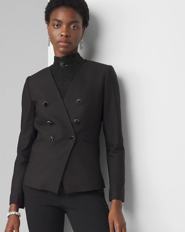 WHBM? Tuxedo Studio Blazer
