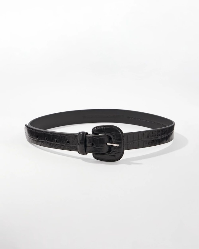 Faux Croc Belt