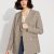 Taupe Plaid