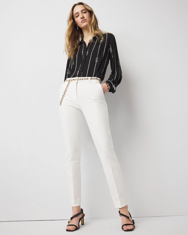 Slim Ankle Comfort Stretch Pants