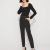 Blk Dotted Stripe
