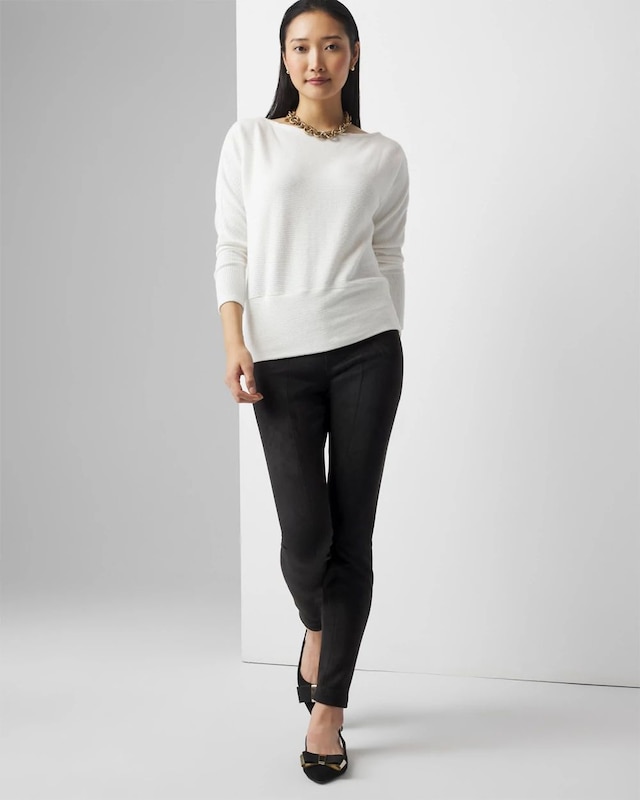 Faux Suede Legging