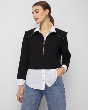 Ponte Jacket + Shirt