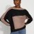 Blk Taupe Asym Clrblk