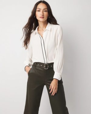 Soft Shirt with Piping