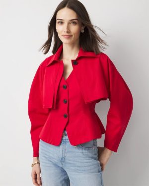 Vest + Cropped Trench Topper