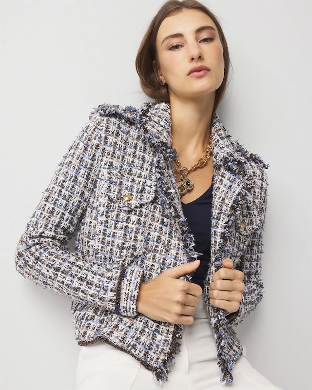 Tweed Sweater Jacket