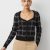 Grace Plaid Black