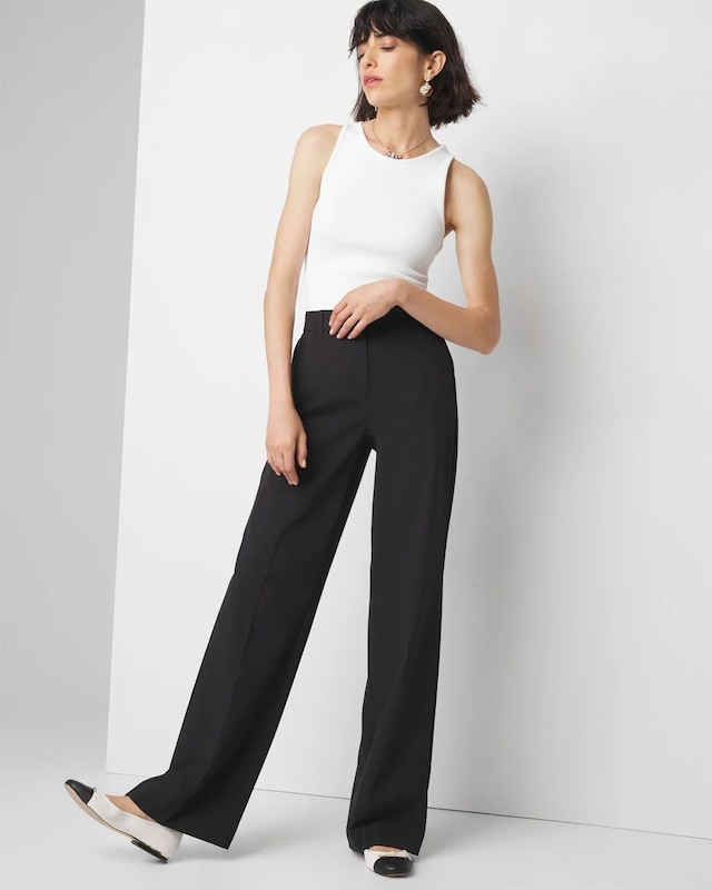 WHBM? Lightweight Luna Wide Leg Trousers