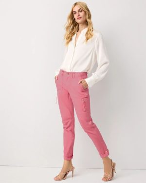 Mid-Rise Pret-A-Pedi Straight Cropped Pants