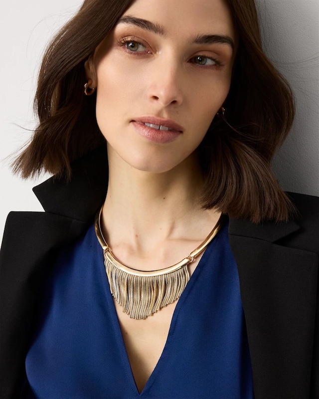 Fringe Collar Necklace