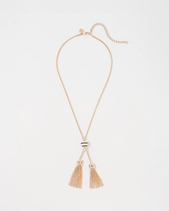 Chain Necklace with Tassels