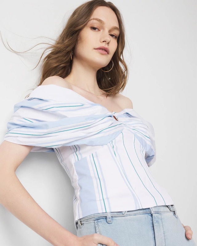 Petite Drama Sleeve Bustier
