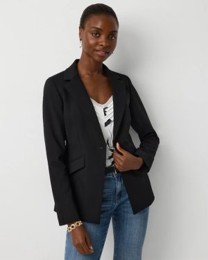 Petite WHBM? Luxe Stretch One-Button Blazer