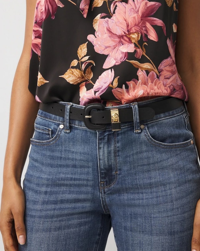 Padlock Charm Pant Belt