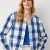 Blue/Pumice Plaid Boucle