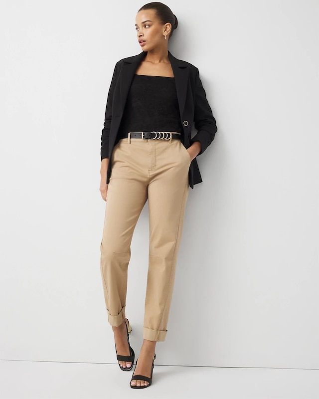 Pret High Rise Straight Ankle Pant