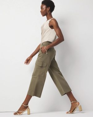 Pret Cargo Wide Leg Cropped Pant