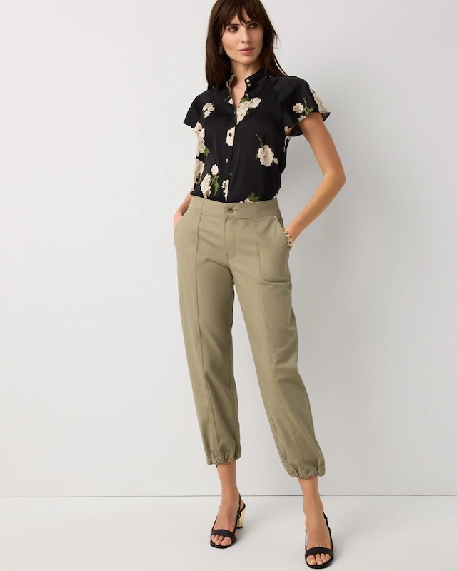 Pret Mid Rise Relaxed Ankle Pant
