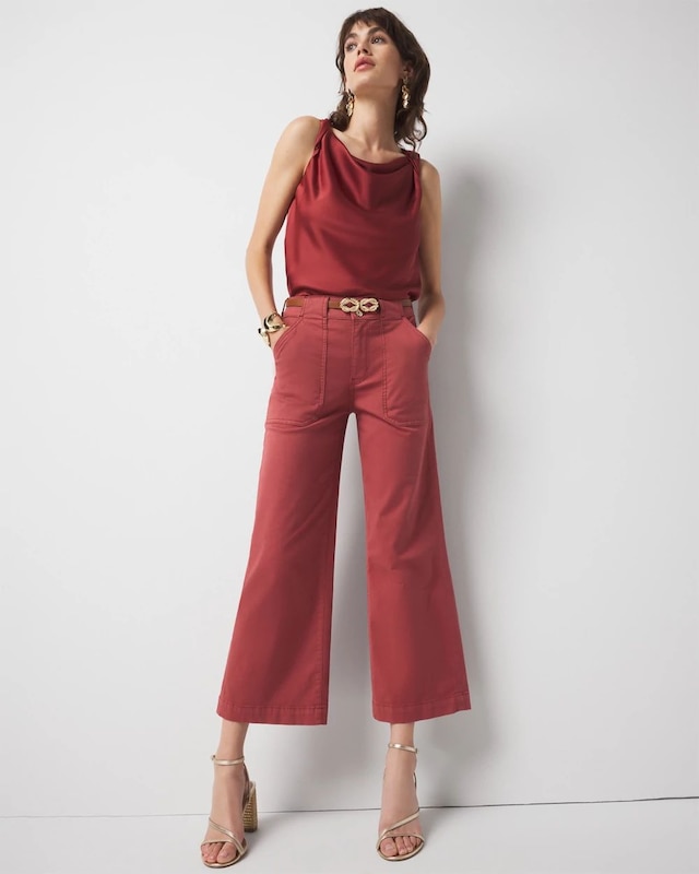 Pret Utility Wide Leg Cropped Pants