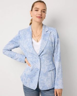 Petite Floral Blazer