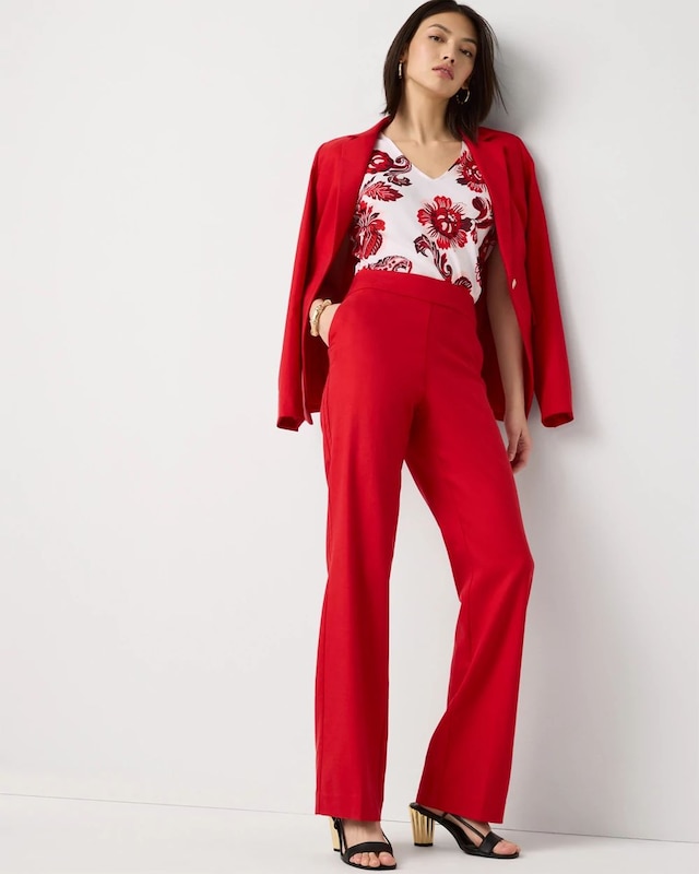 Petite High-Rise Riley Trouser