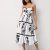 Floral Grid White