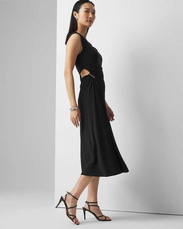 Matte Jersey Midi Dress