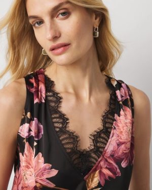 Removable Scarf Tie-Neck Blouse