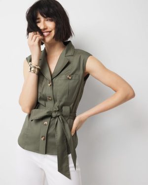 Belted Utility Shirt