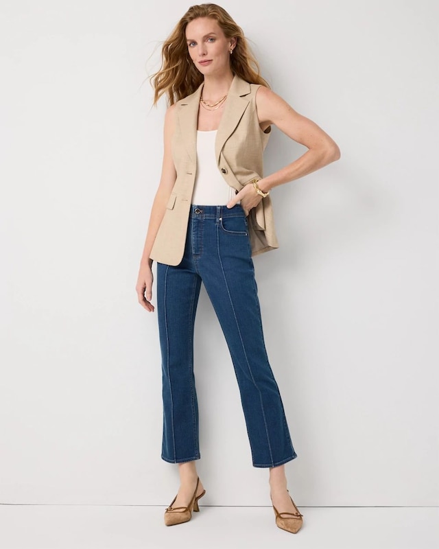 Petite High-Rise Bootcut Jean