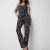 Leila Ikat Black