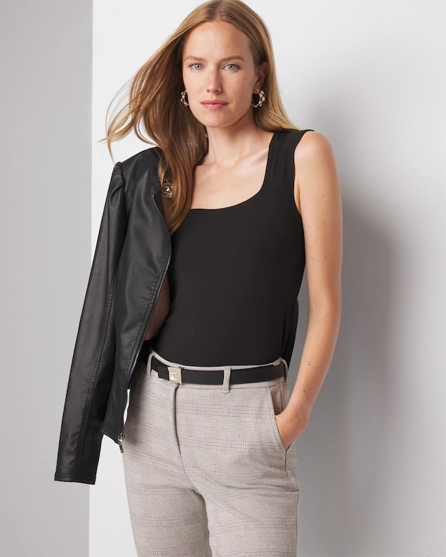 WHBM? FORME Square-Neck Top