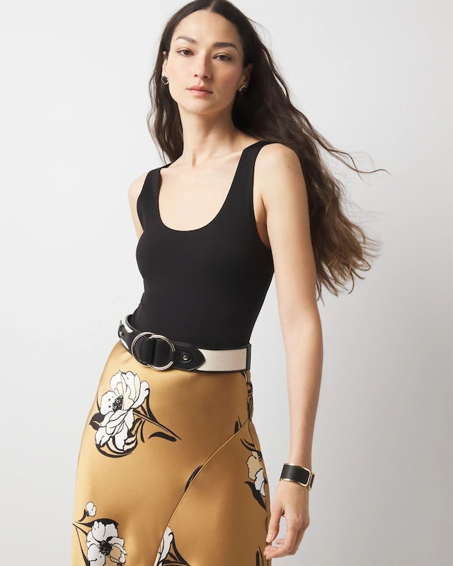 WHBMFORME? All Ways Stretch Scoop Neck Bodysuit