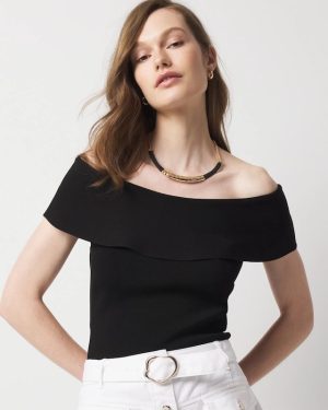 Petite WHBM FORME? Sculpt Stretch Off-the-Shoulder Top