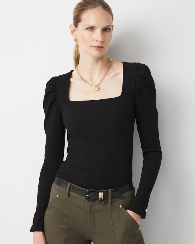 WHBM FORME? Puff Sleeve Top