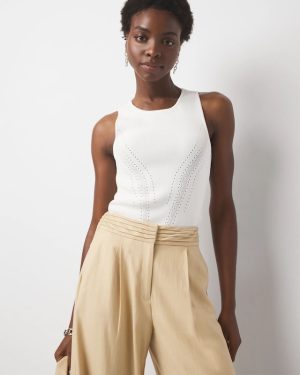 WHBM FORME? Sculpt Stretch Sweater Tank